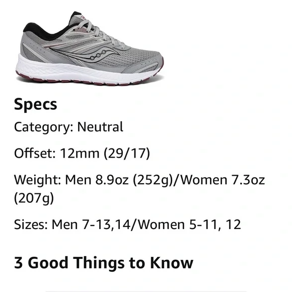 Saucony Women’s Cohesion 13 Running Shoe - Picture 6 of 14